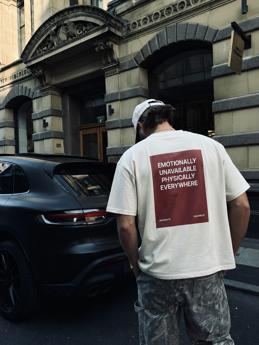 Emotionally Unavailable Physically Everywhere tee